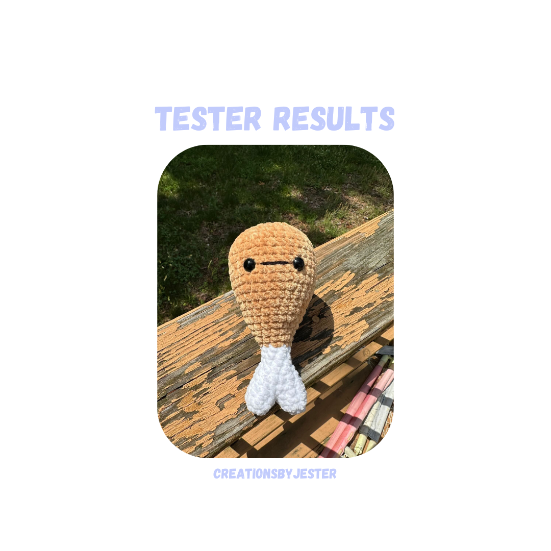 Chicken Drumstick Crochet Pattern No Sew