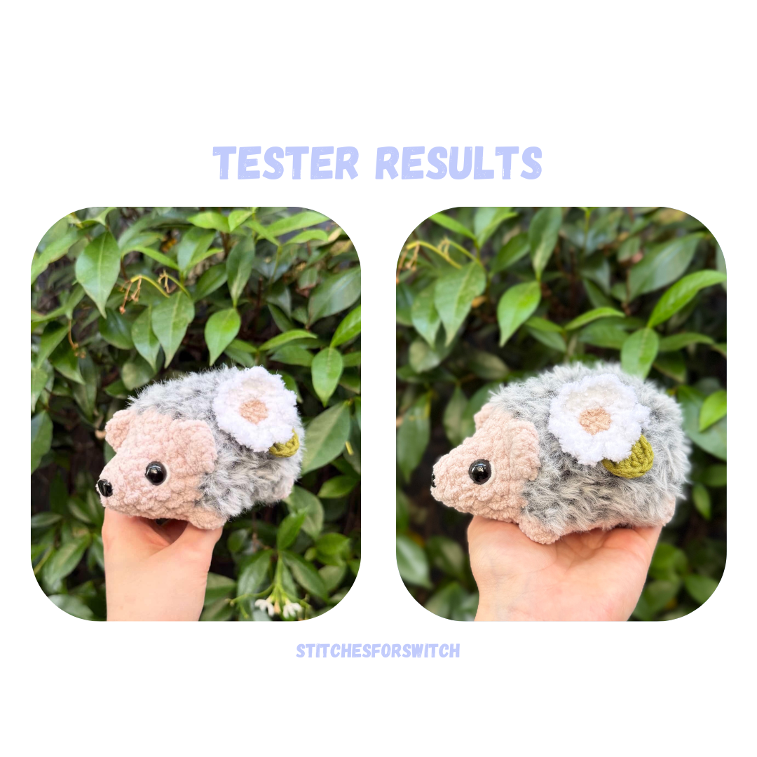 Baby Hedgehog Crochet Pattern No Sew