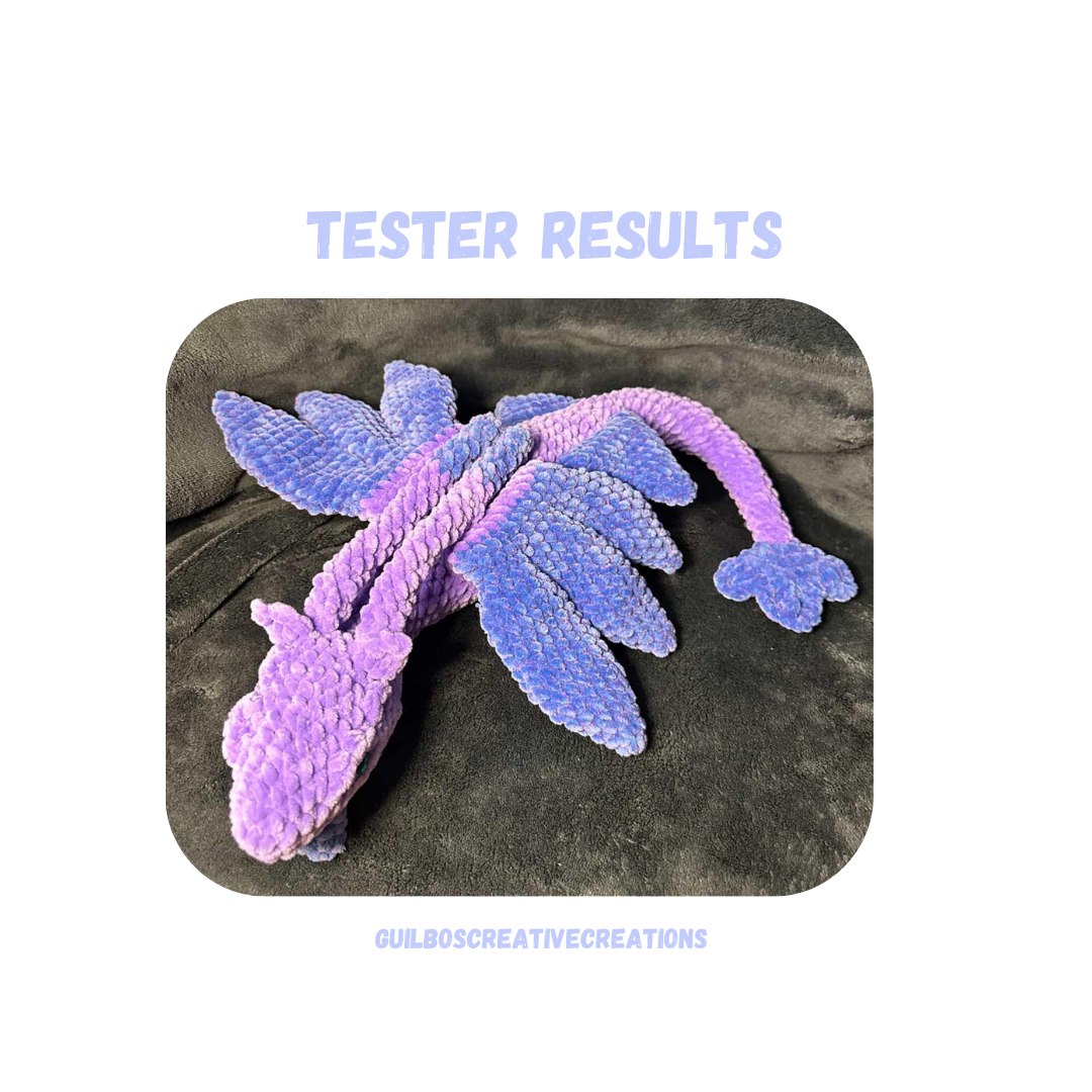 Low Sew Predator Dragon Crochet Pattern