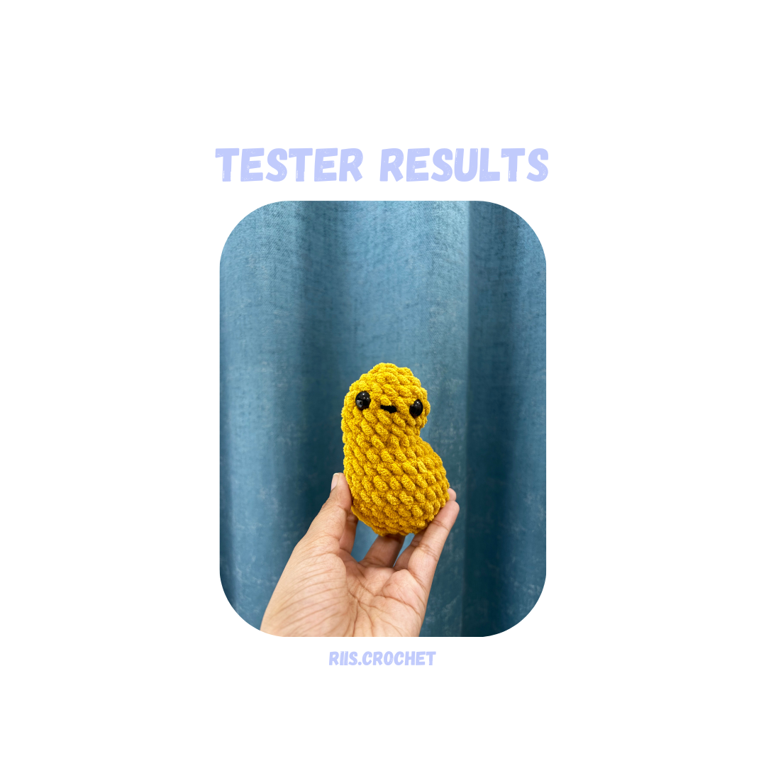 Chicken Nugget Crochet Pattern No Sew