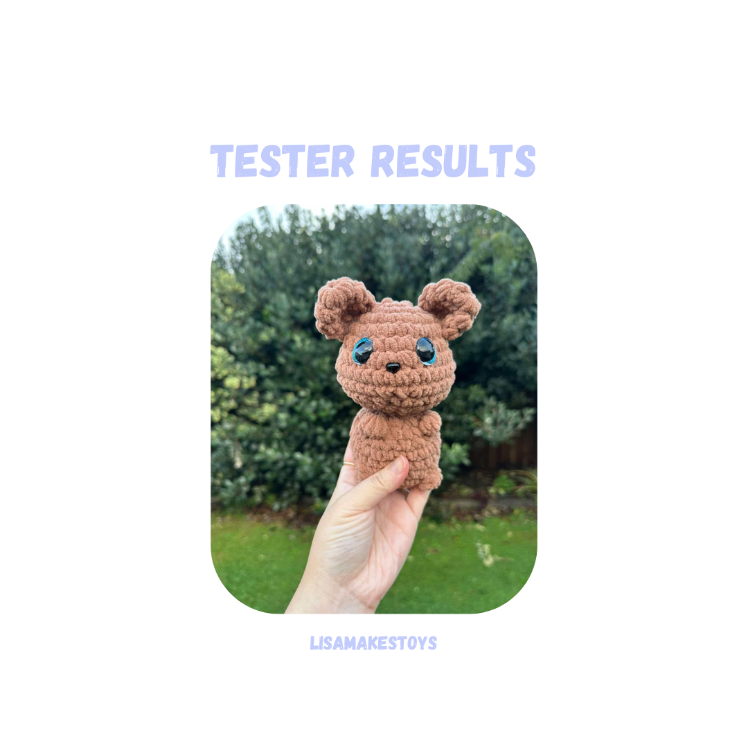 Brown Bear Crochet Pattern Low Sew