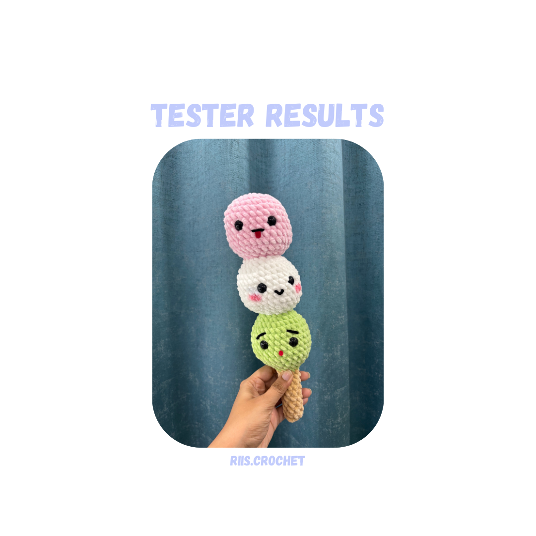 Dango Crochet Pattern No Sew