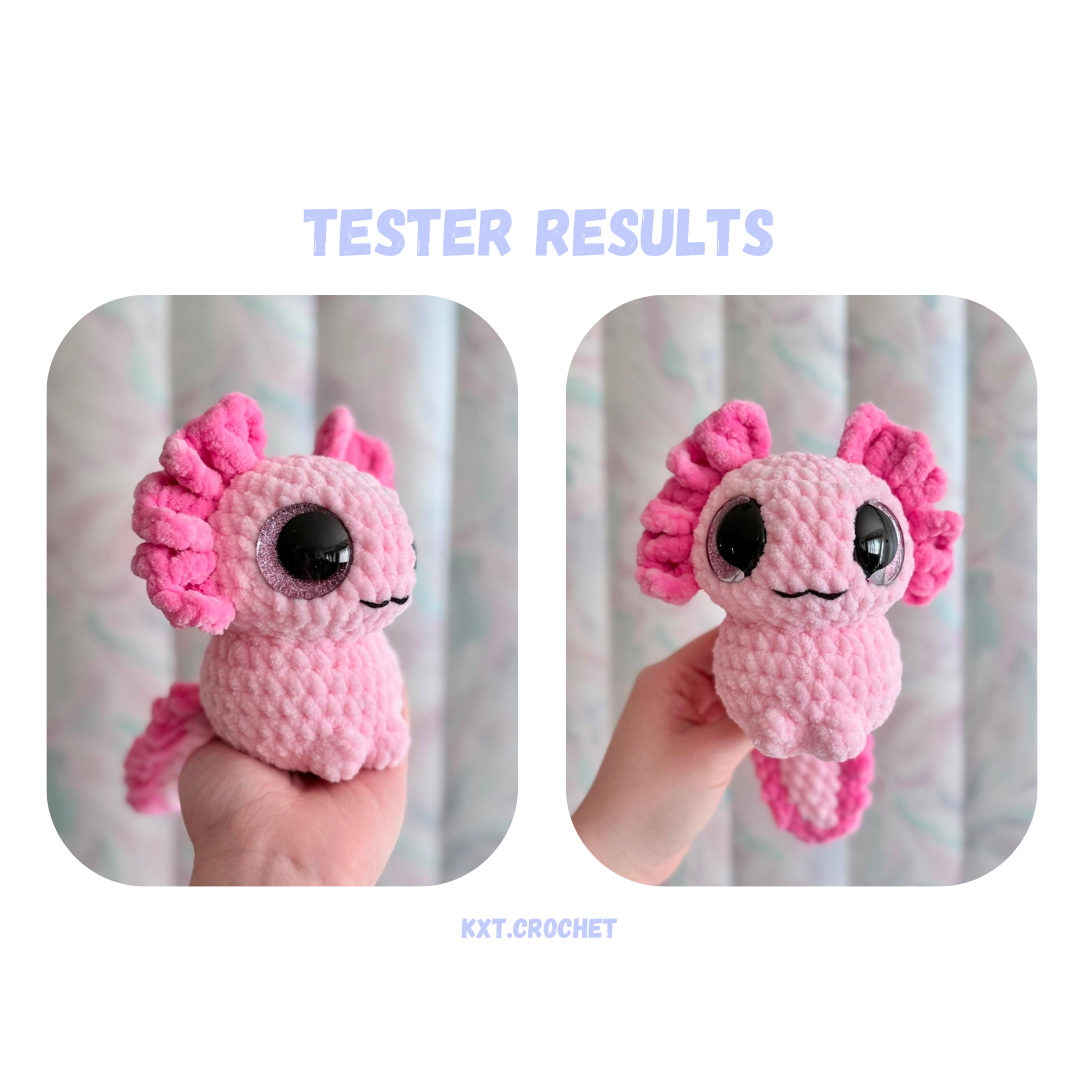No Sew Axolotl Friend Pattern