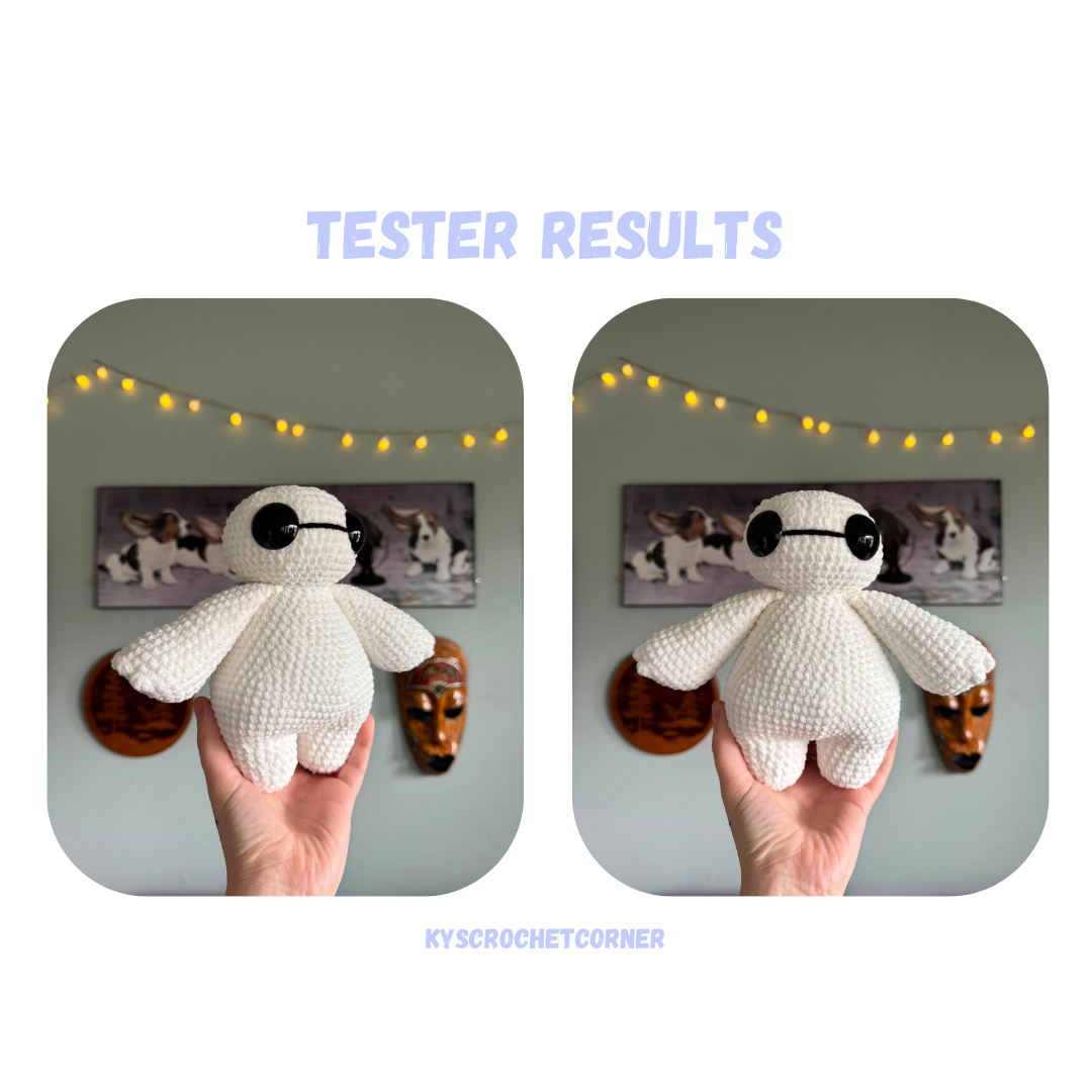 Healthcare Robot Crochet Pattern LOW SEW