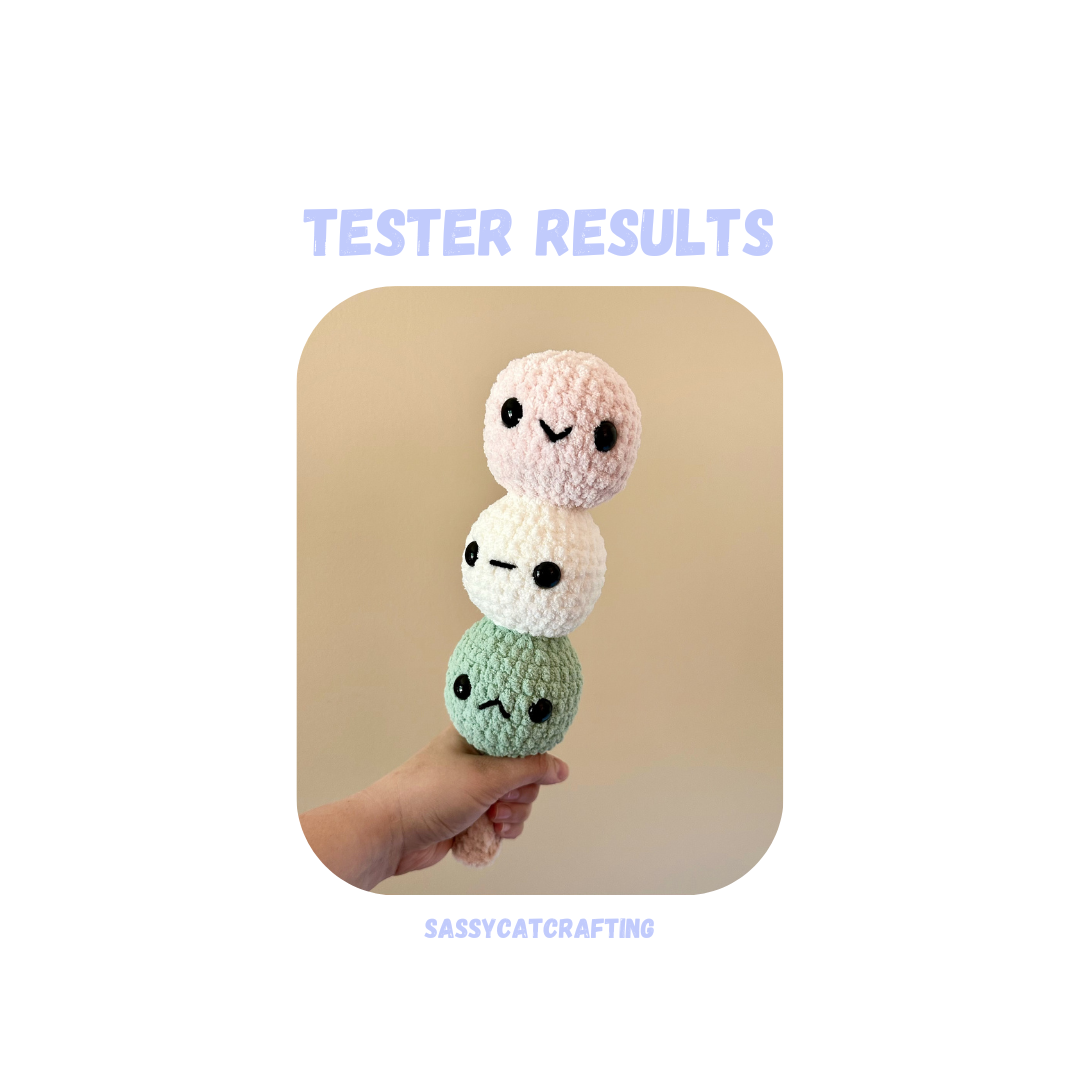 Dango Crochet Pattern No Sew