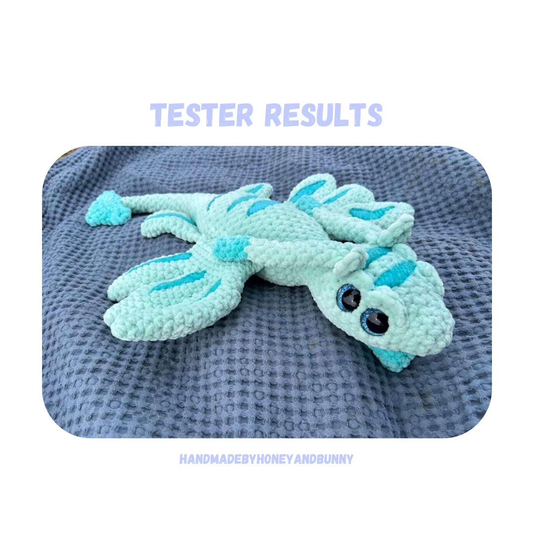 Low Sew Predator Dragon Crochet Pattern