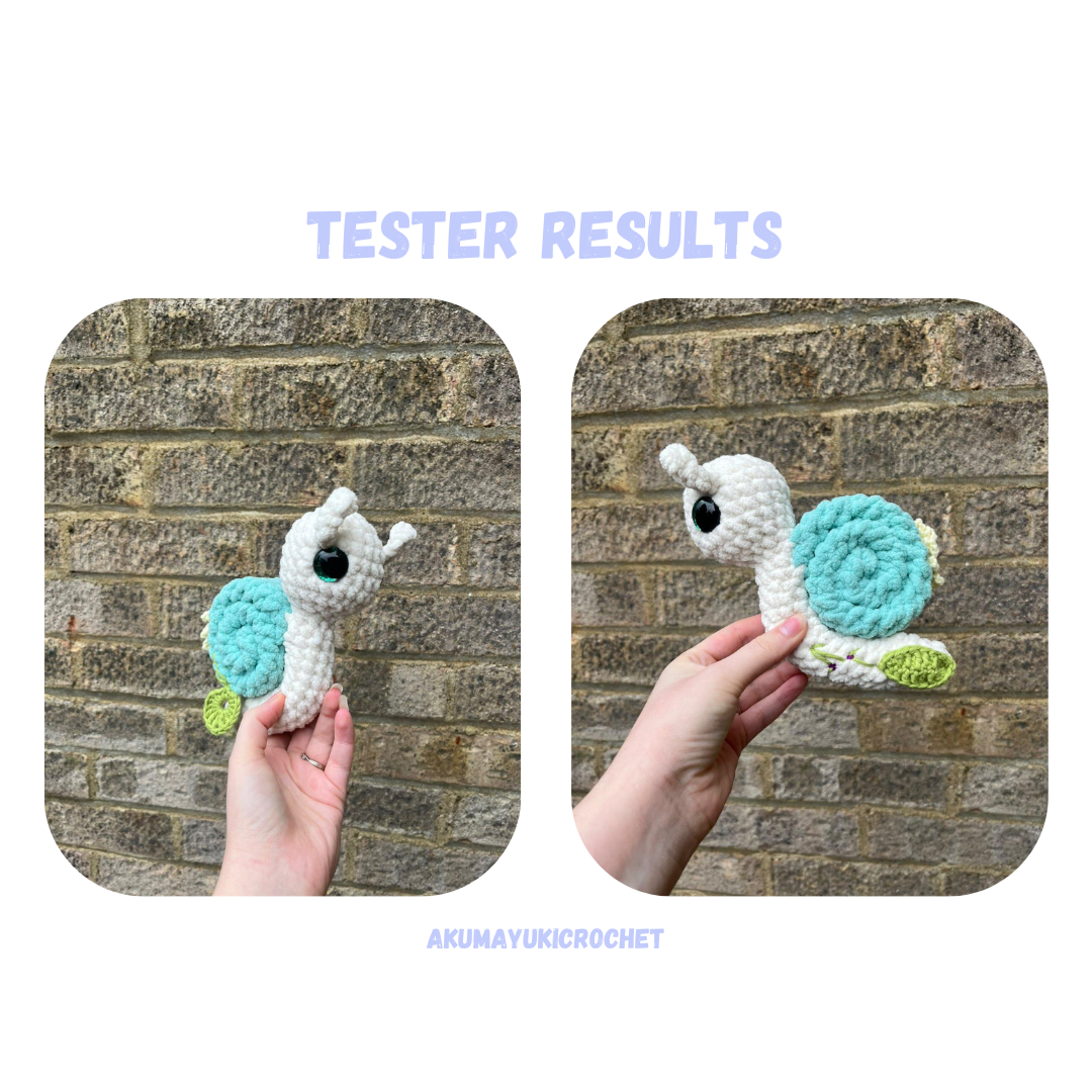 Snail Crochet Pattern LOW SEW