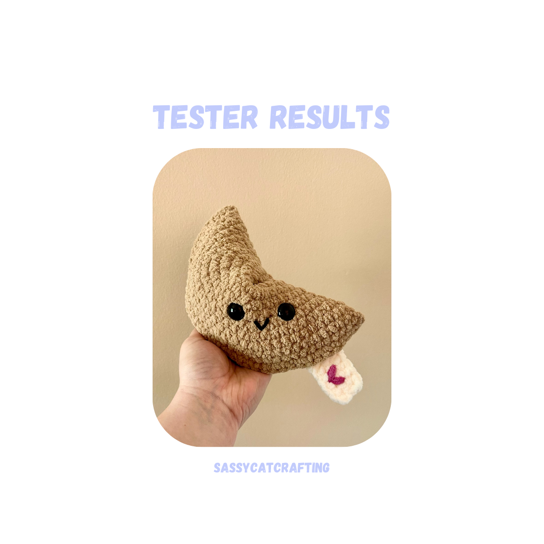 Fortune Cookie Crochet Pattern Low Sew