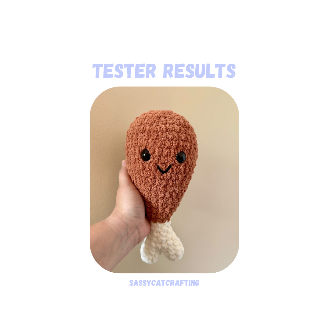 Chicken Drumstick Crochet Pattern No Sew