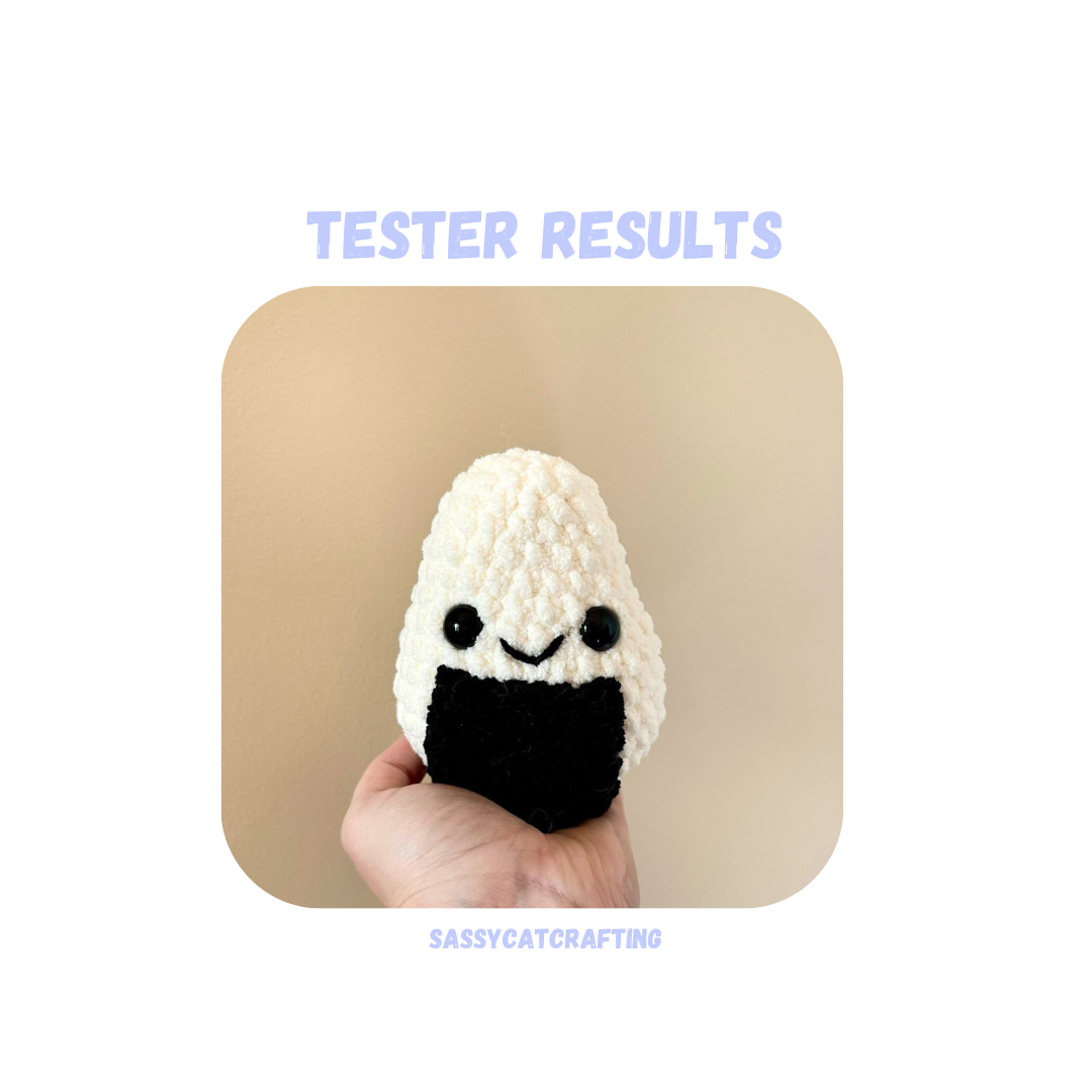 Baby Onigiri Pattern low sew