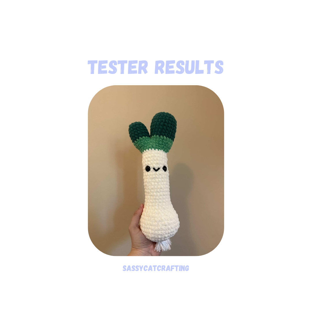 Spring Onion Crochet Pattern No Sew