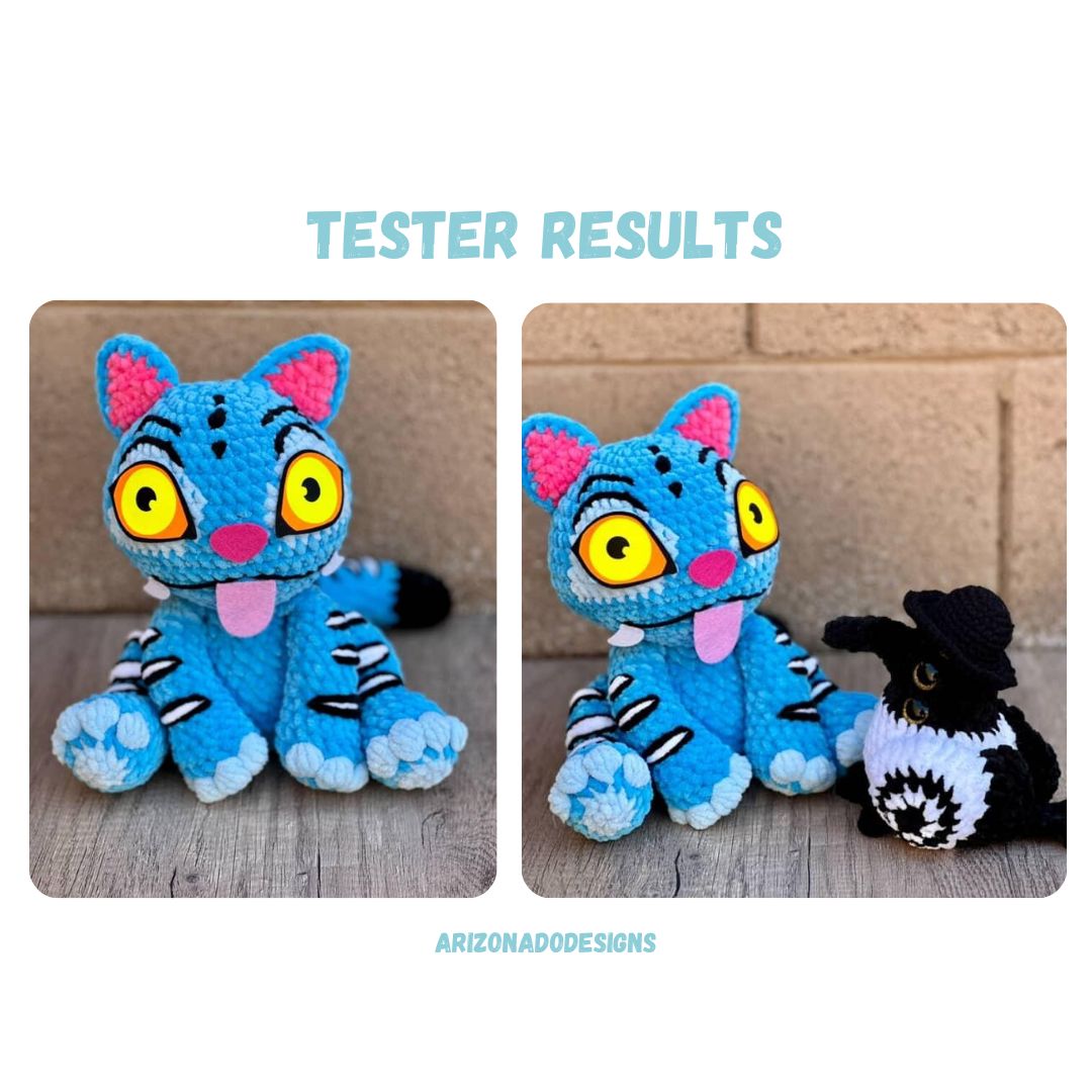 Demon Tiger and Bird Crochet Pattern Bundle