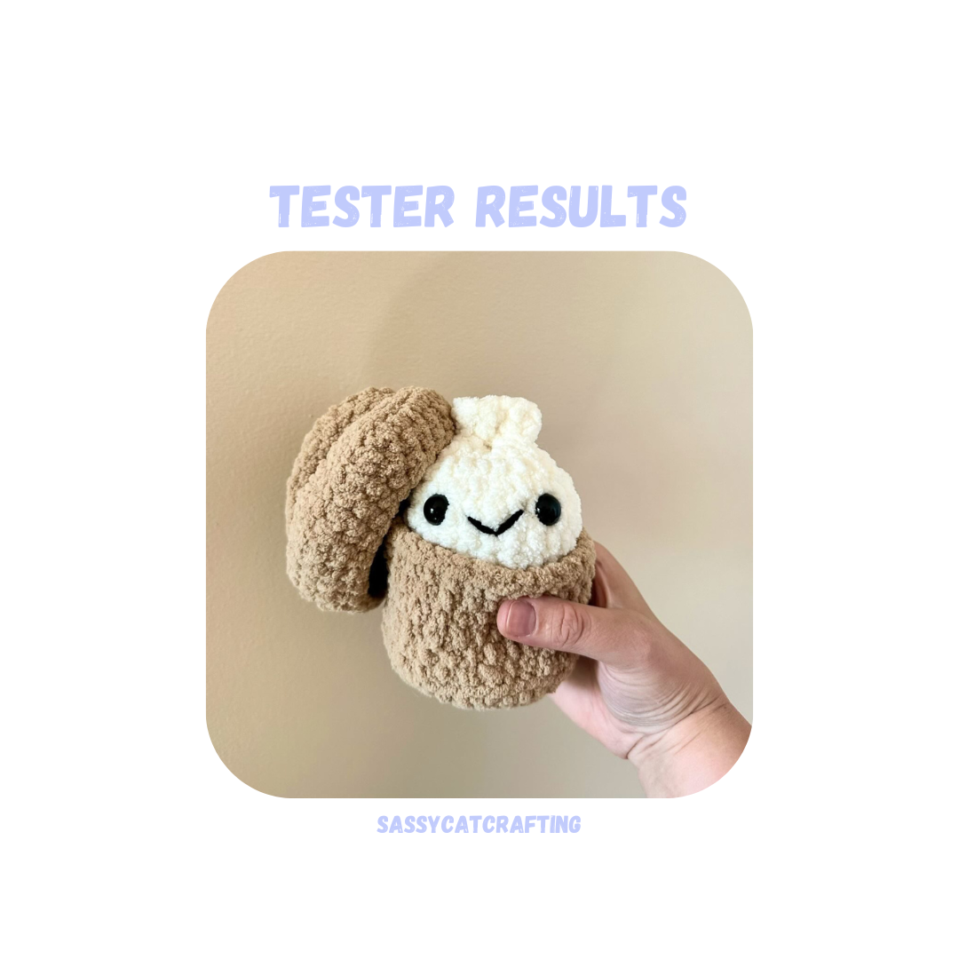 No sew Dumpling with basket Pattern