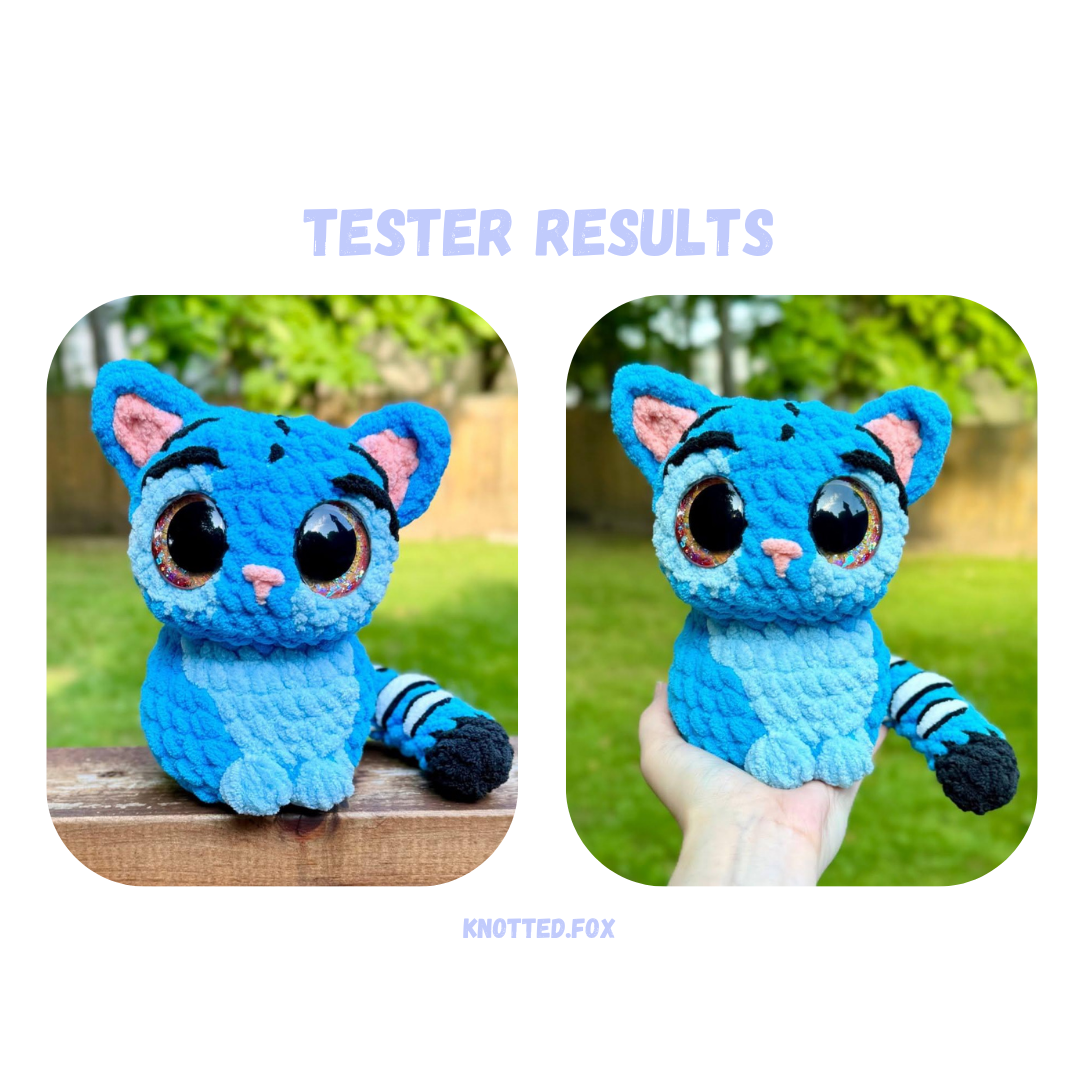 Low Sew Demon Tiger Pattern