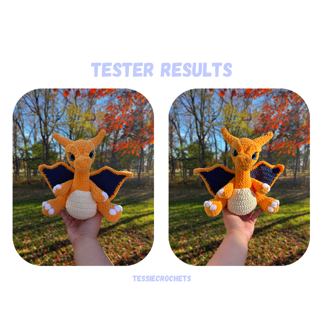 Fire Dragon Crochet Pattern