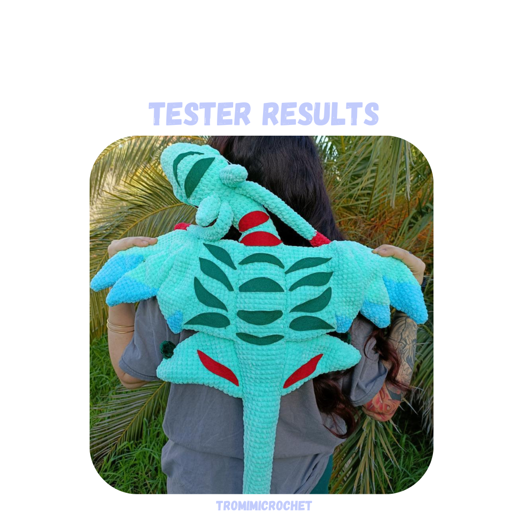 Big Predator Dragon Crochet Pattern