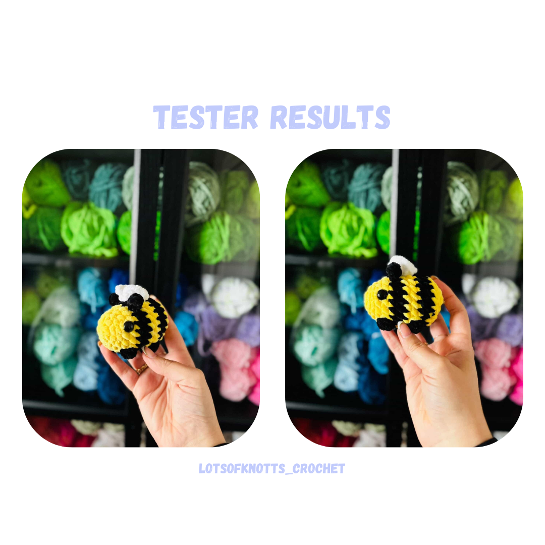 Bee Crochet Pattern NO SEW