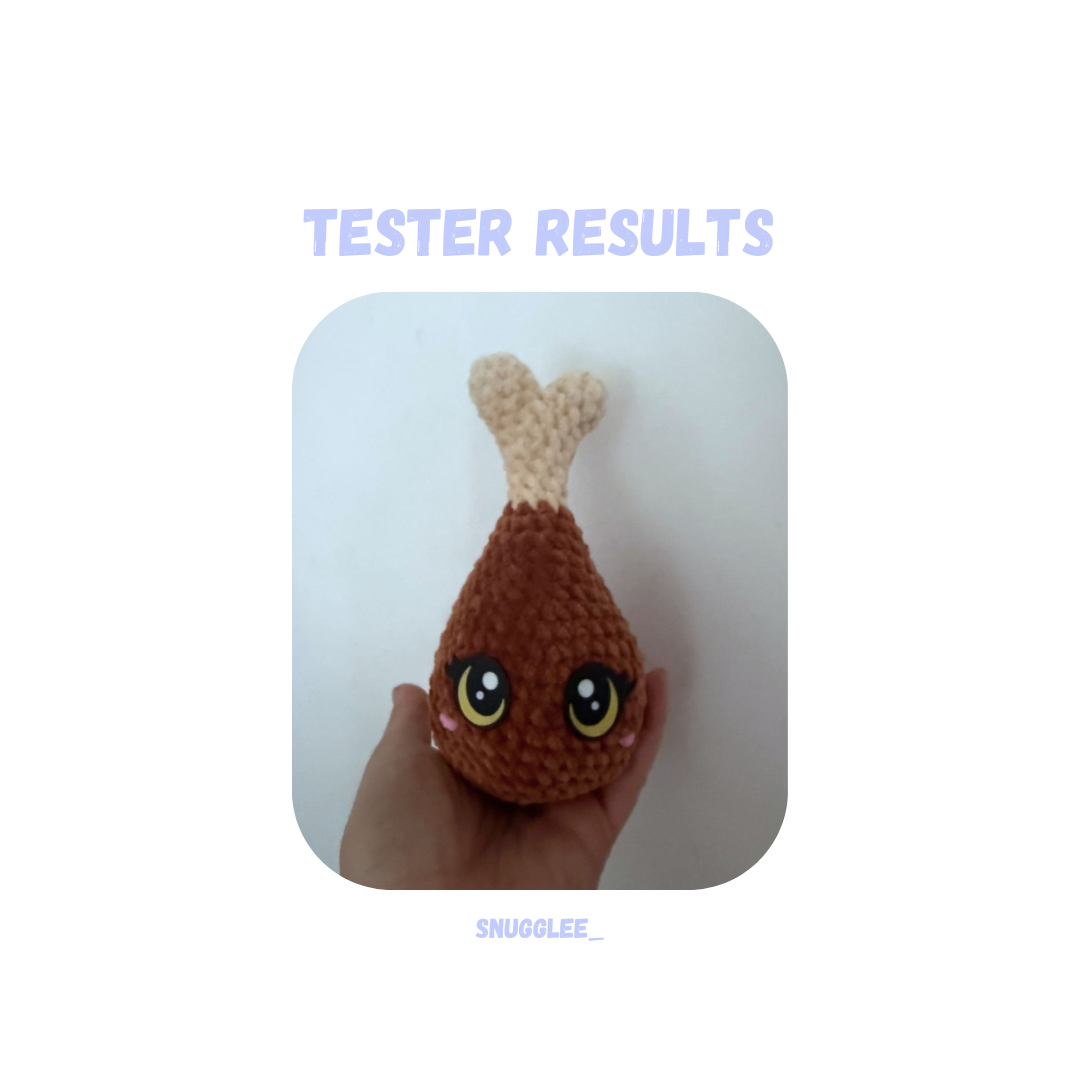 Chicken Drumstick Crochet Pattern No Sew