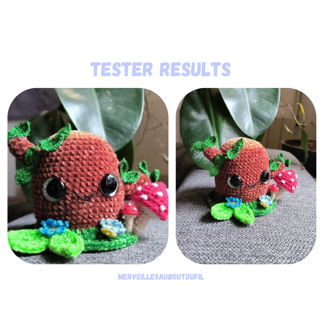 Tree Stump Buddy Crochet Pattern