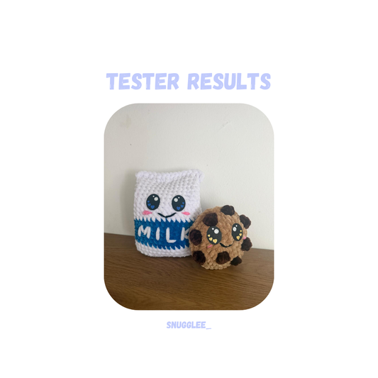 No Sew Milk and Cookie Pattern