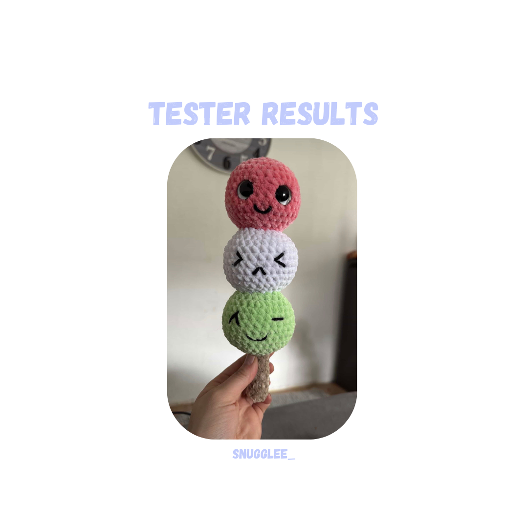 Dango Crochet Pattern No Sew