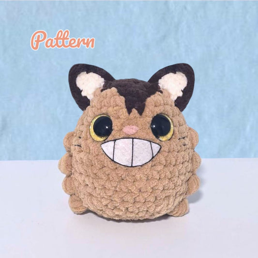 Chibi Catbus Crochet Pattern LOW SEW