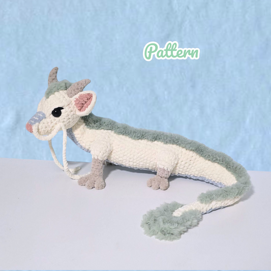 Sitting Spirit Dragon Crochet Pattern