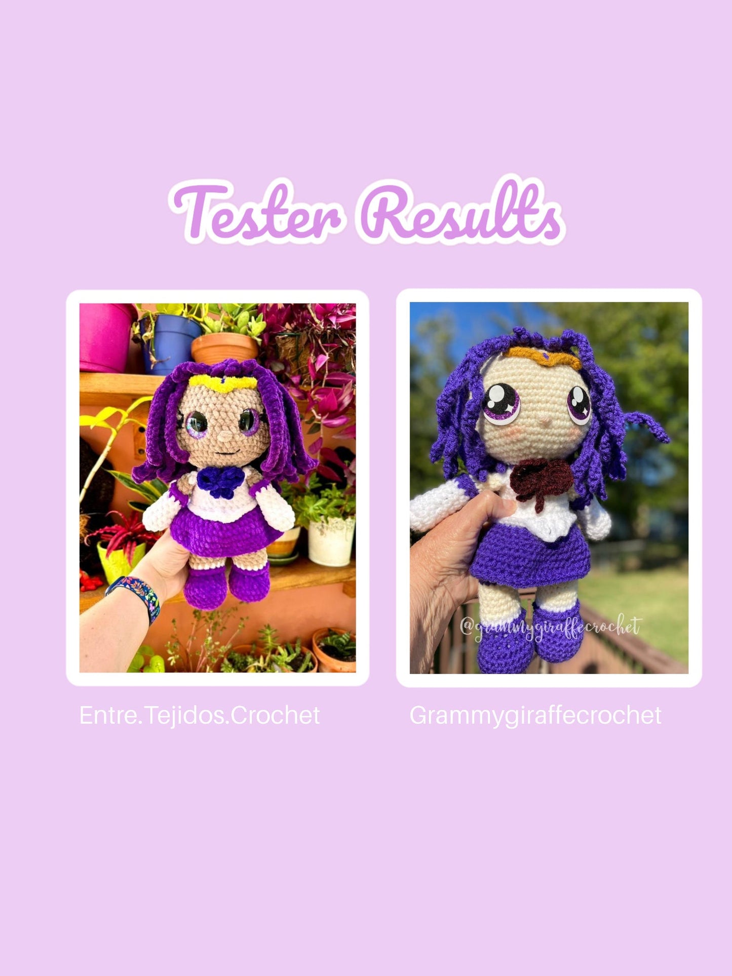 Sailor Saturn Warrior Crochet Pattern