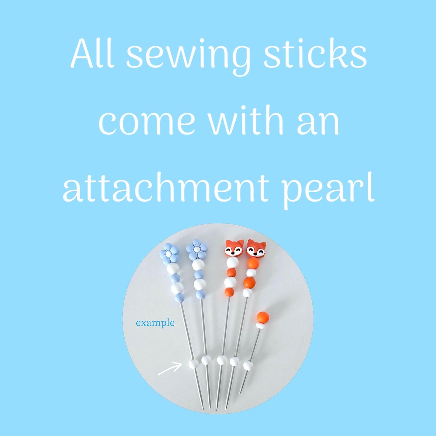 Sewing Sticks Classic Orange