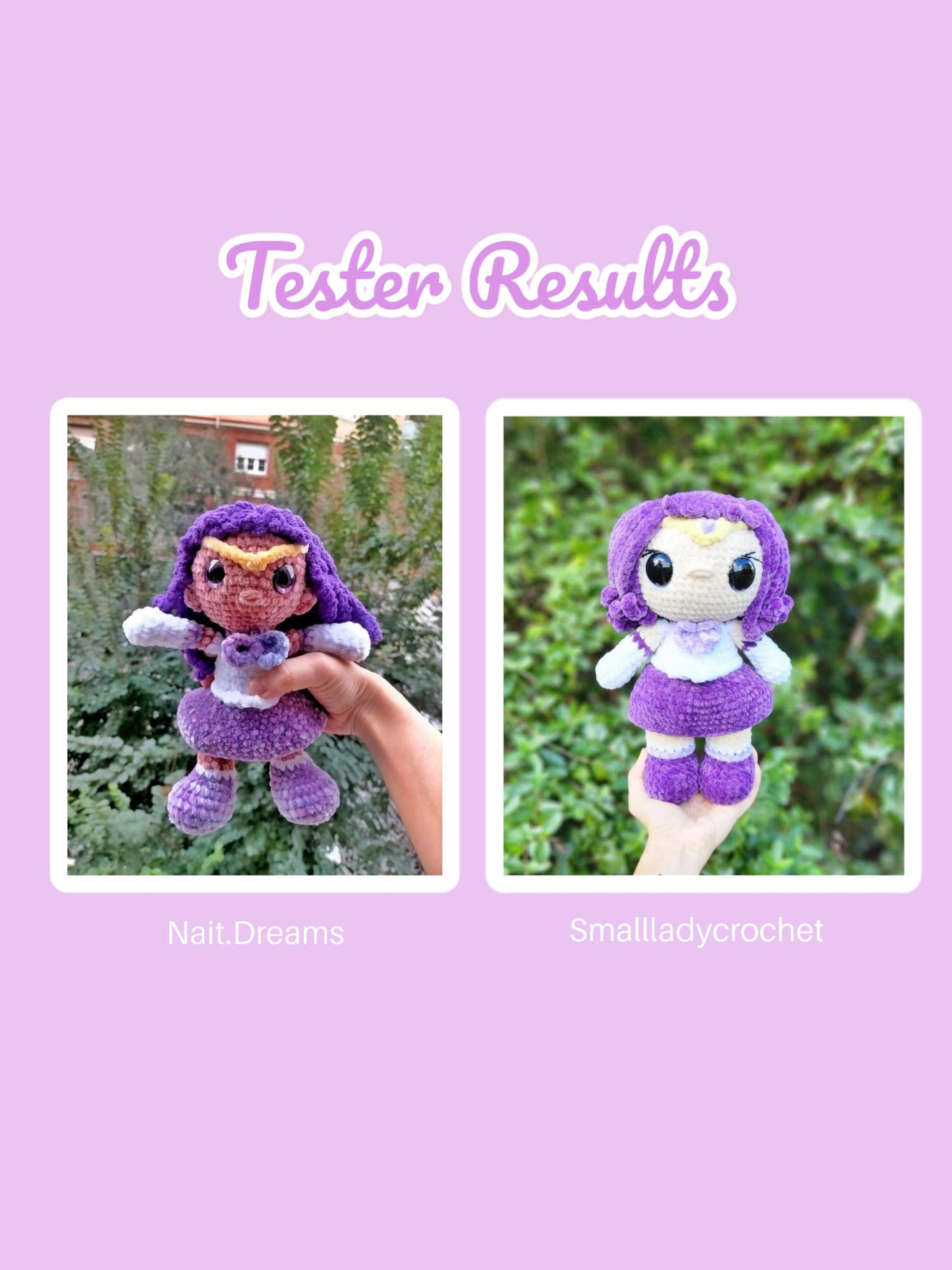 Sailor Saturn Warrior Crochet Pattern