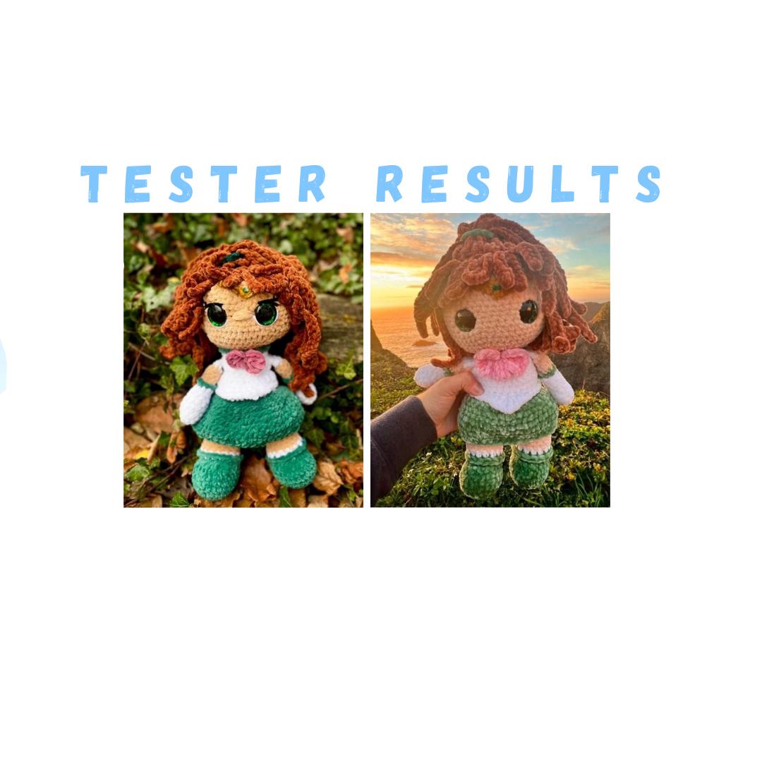 Sailor Jupiter Warrior Crochet Pattern