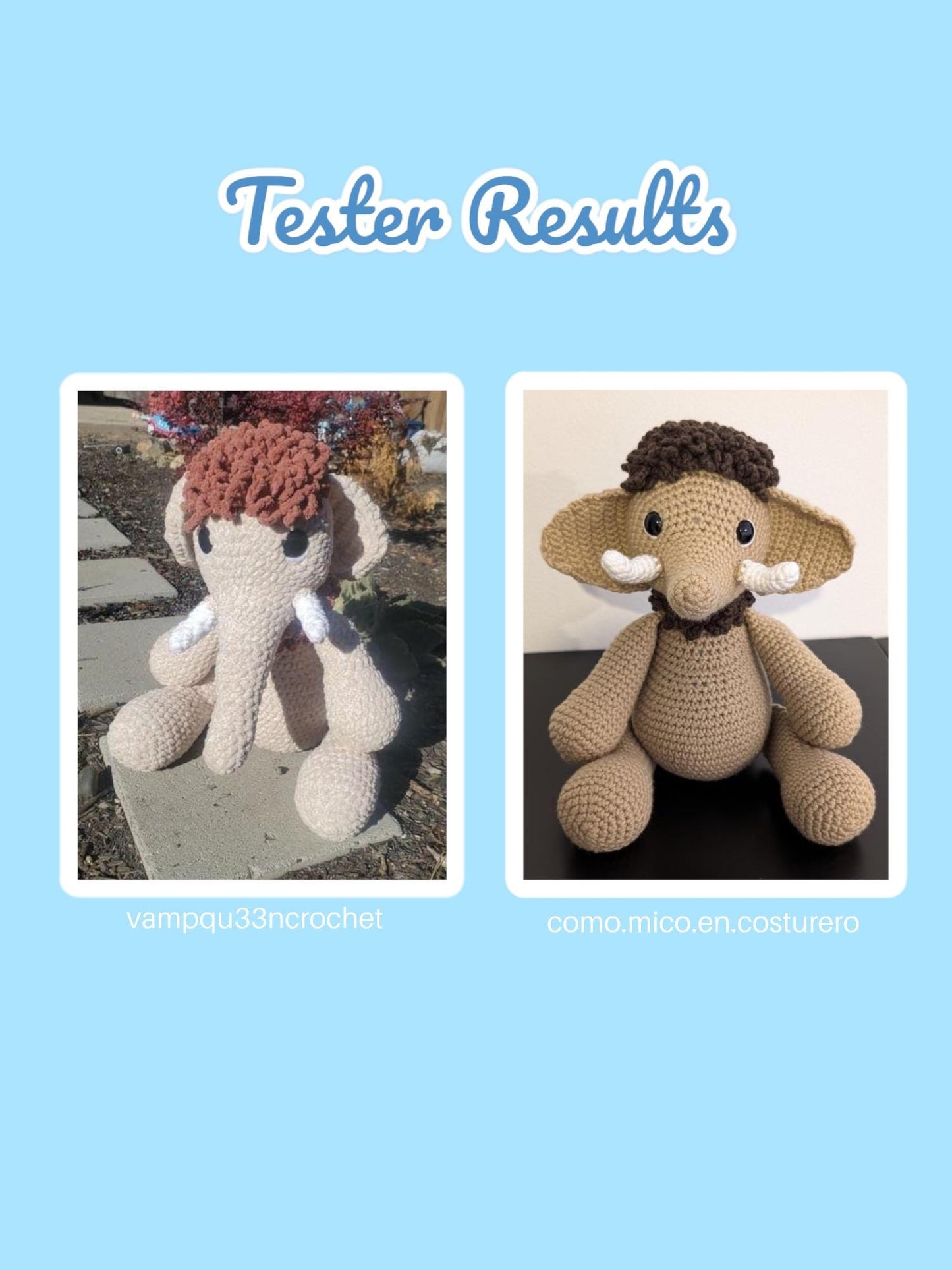 Mammuth Crochet Pattern