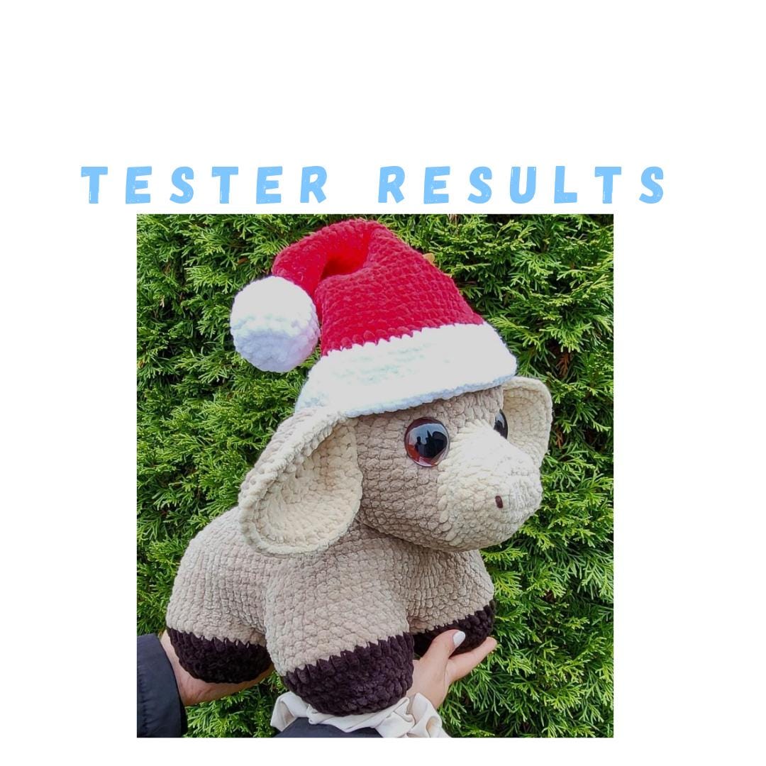 Big Christmas Cow Crochet Pattern