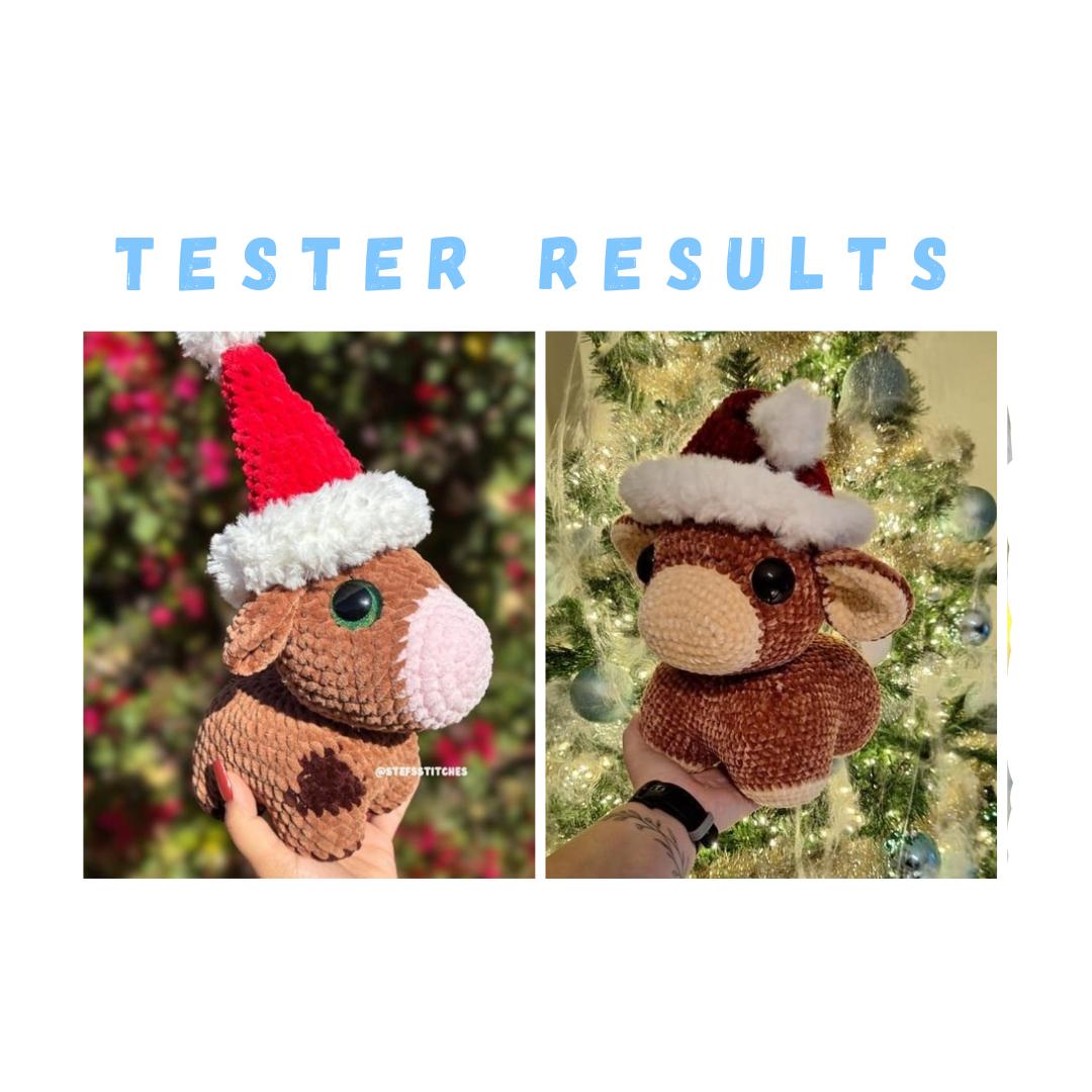 Big Christmas Cow Crochet Pattern