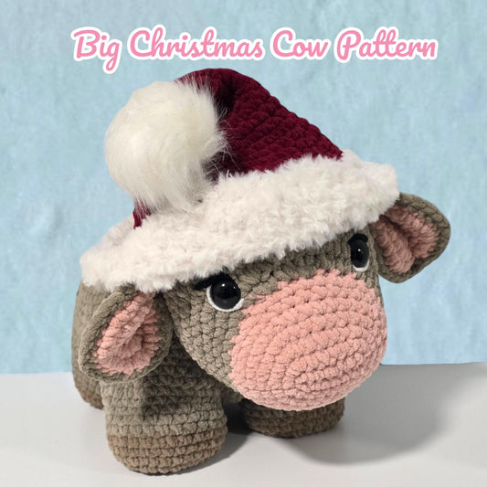 Big Christmas Cow Crochet Pattern