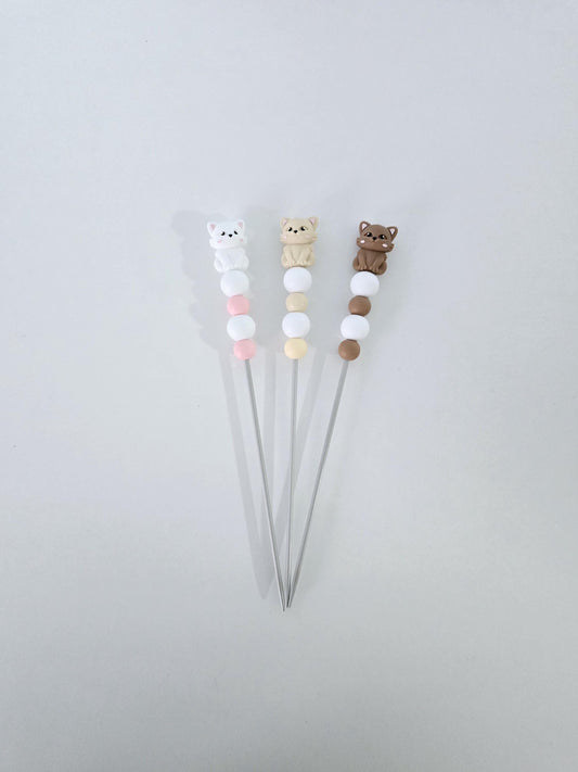 Sewing Sticks Cat Crochet Needles