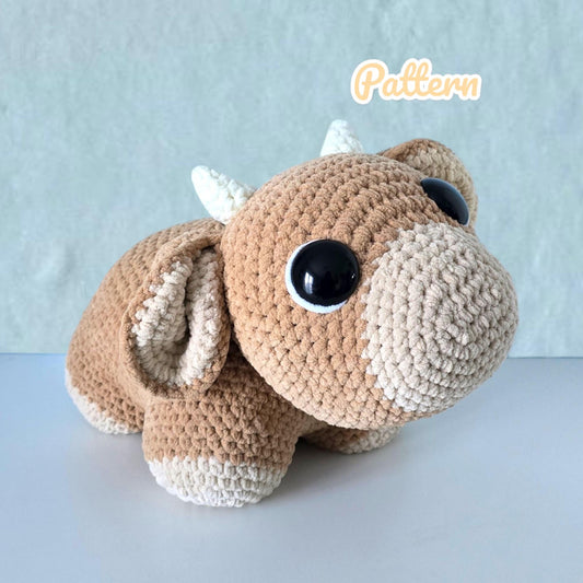 Cuddly Big Cow Crochet Pattern