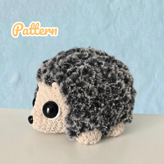 Big Cuddly Hedgehog Crochet Pattern LOW SEW