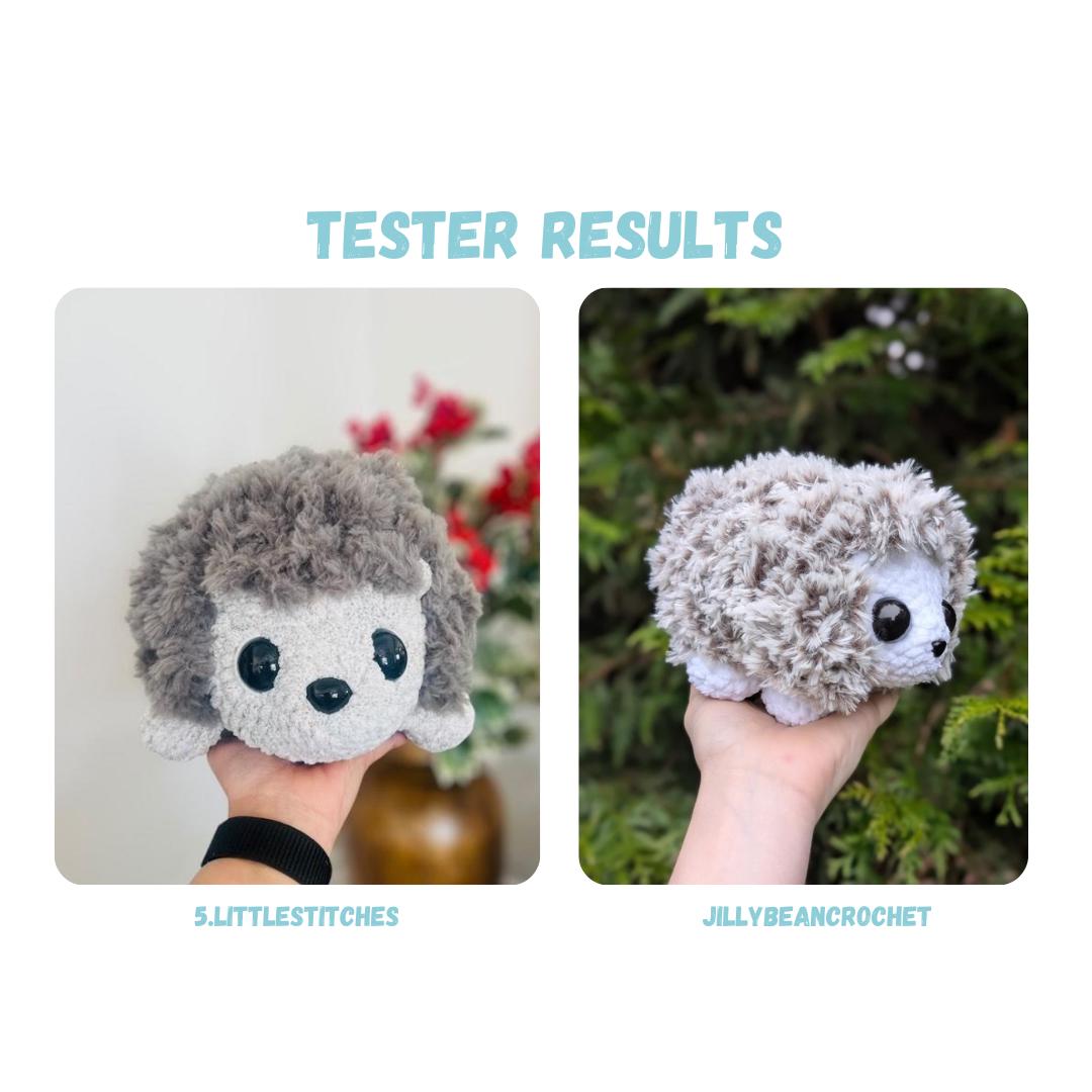 Big Cuddly Hedgehog Crochet Pattern LOW SEW