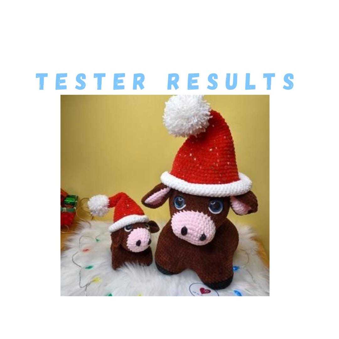 Big Christmas Cow Crochet Pattern