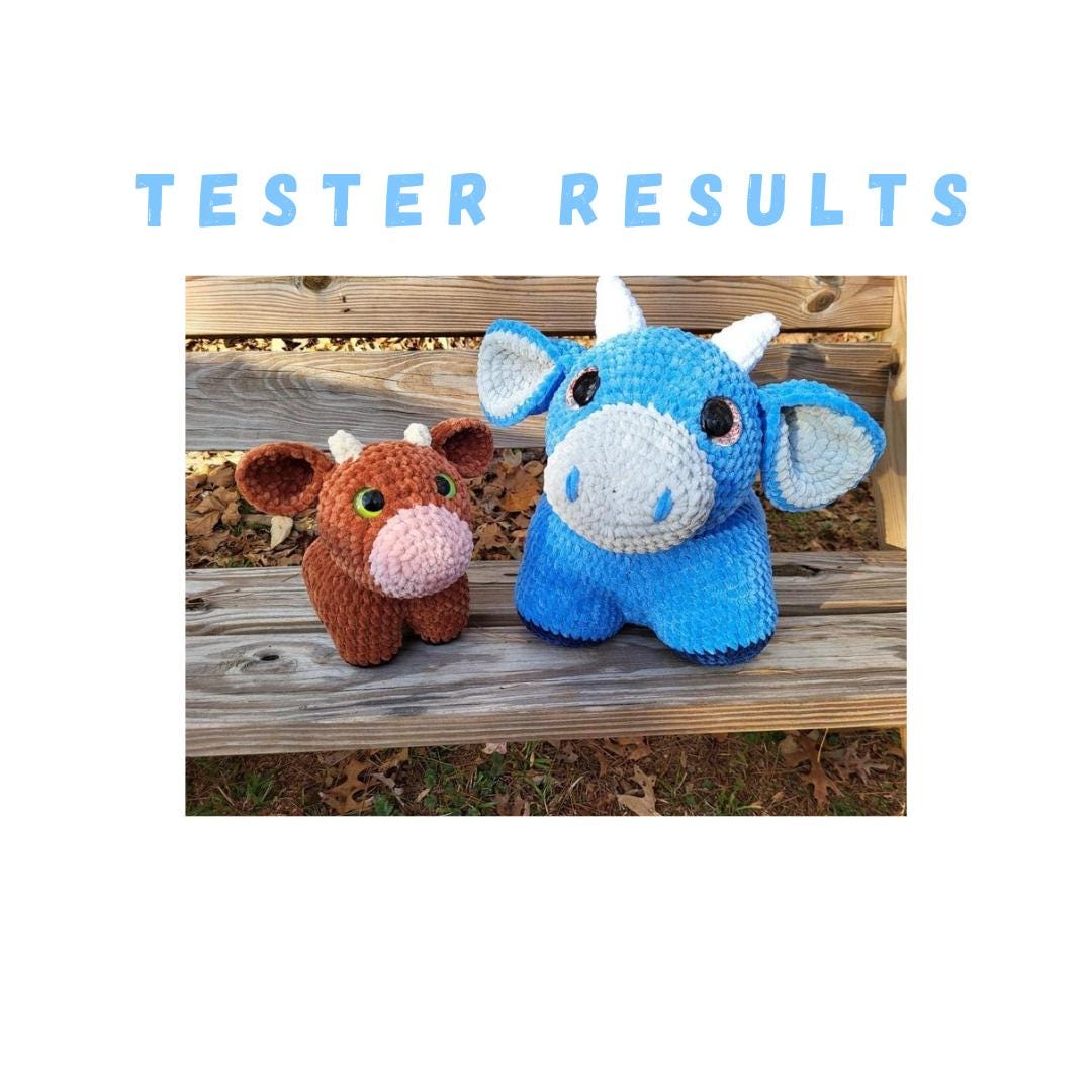 Big Christmas Cow Crochet Pattern