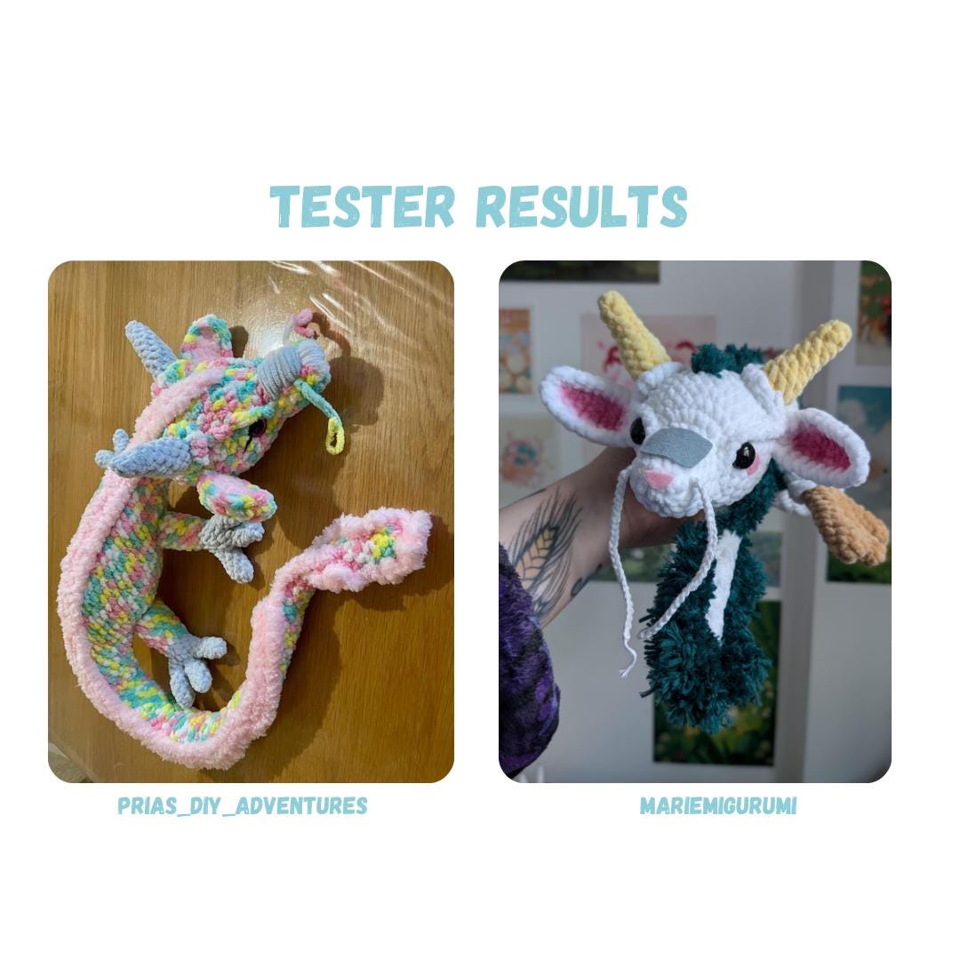 Spirit Dragon Crochet Pattern
