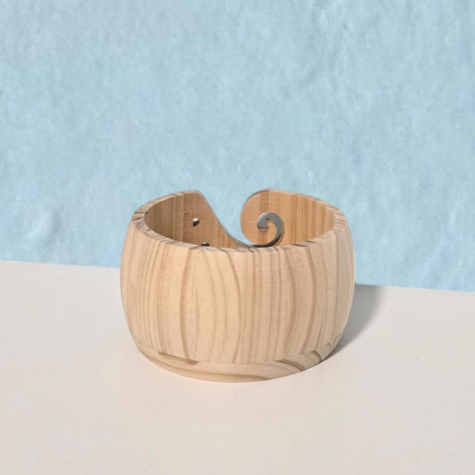 Yarn Bowl Nature Wood