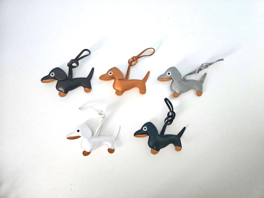 Taschenanhänger Dackel Vegan, Bag Charm, Taschenanhänger Dachshund
