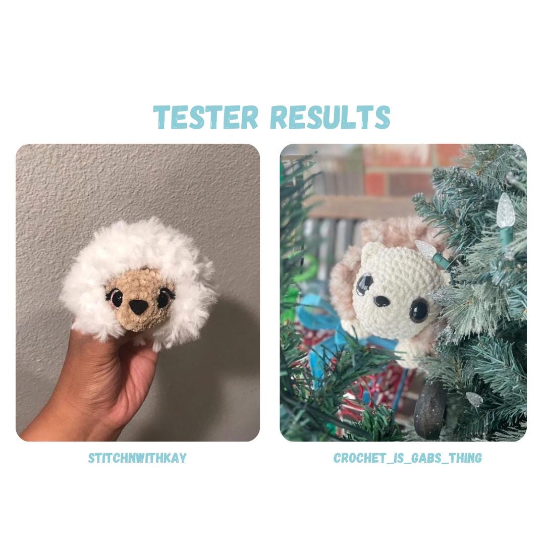 Big Cuddly Hedgehog Crochet Pattern LOW SEW