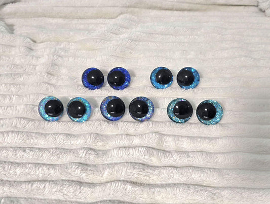 LIMITED OCEAN DESIGN Handpainted Safety Eyes Sparkling 20/25/30/35mm Sink Eyes Crocheting Amigurumi Toys