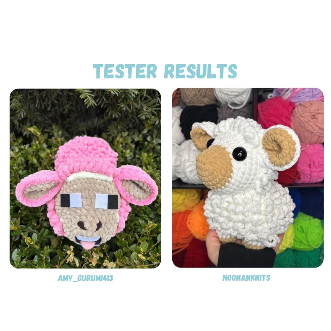 Sweet Sheep Crochet Pattern