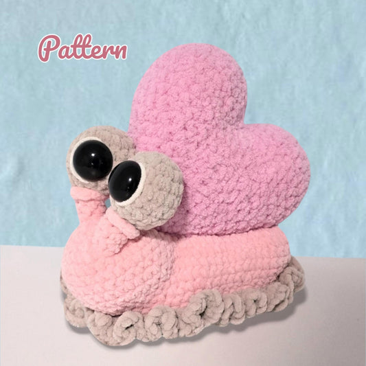 Valentine Snail Crochet Pattern