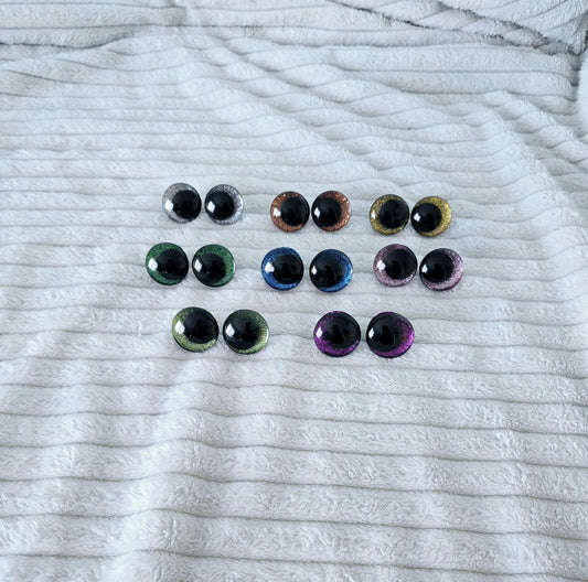 Safety Eyes Sink Eyes Glitter 12 - 30mm Sink Eyes Crocheting Amigurumi Toys