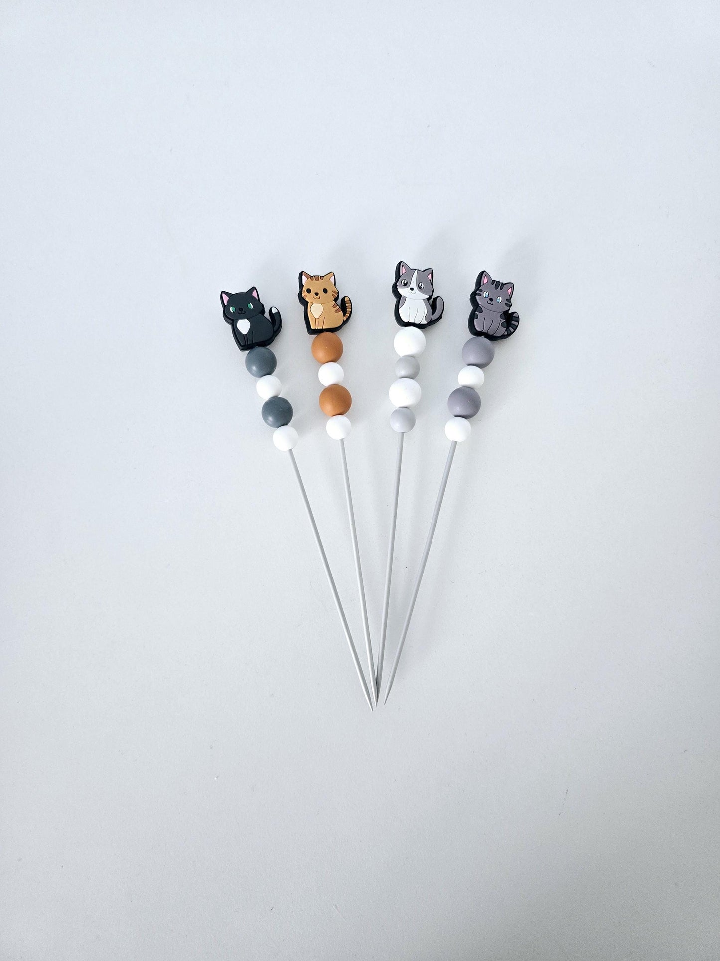Sewing Sticks Crochet Needles Cat